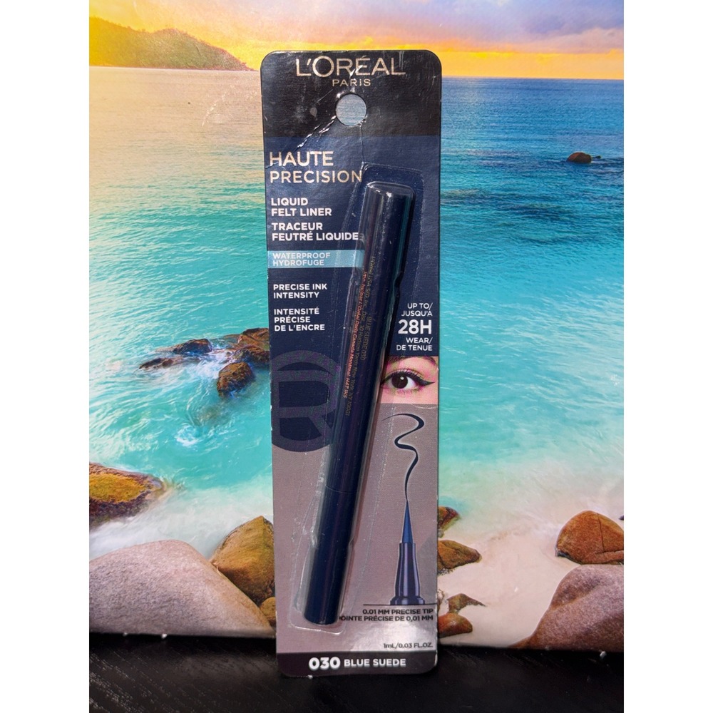 L'Oreal Haute Precision Liquid Felt Liner 030 Blue Suede Waterproof 28H Wear